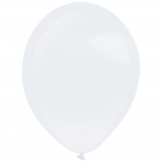 Ballons,weiss metallic 13 cm, 100 Stck