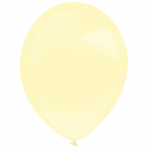 Ballons,hellgelb metall 13 cm, 100 Stck