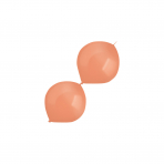 Verbindungsballons Kette-orange, 100 Stck