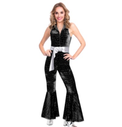 Disco Damen Jumpsuit, XXL