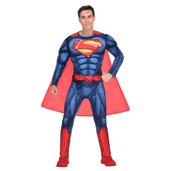 Superman Herren Kostm, L