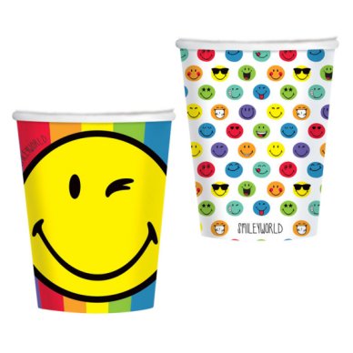 Becher Smileyworld, 8 Stck