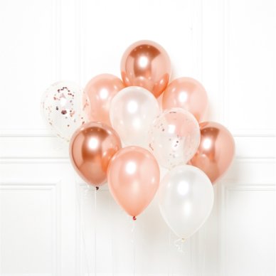 Rosegold Bouquet - 10 tlg.