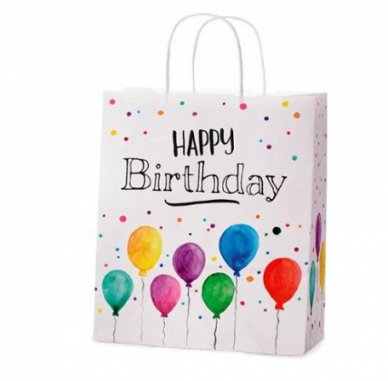 Happy Birthday - Geschenktasche