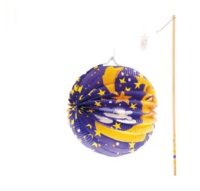 Laternen Set Lampion und Stab mit Batterie