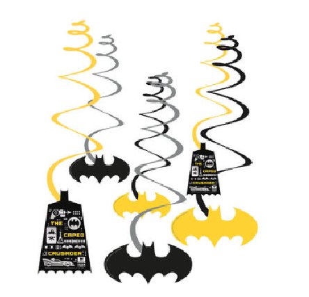 Batman Swirl H�nger,  6 St�ck