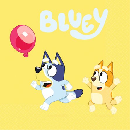 Servietten Bluey, 16 Stck