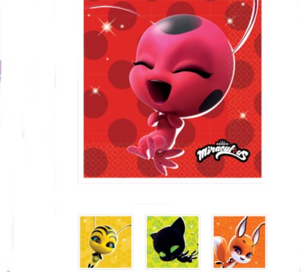 Miraculous Ladybug Servietten NEU