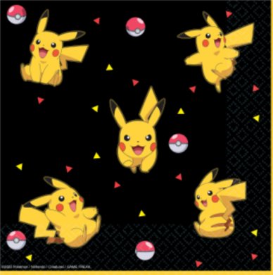 Servietten Pokemon Pikachu