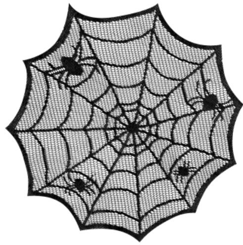 Spinnenweben Platzsets, 4 St�ck