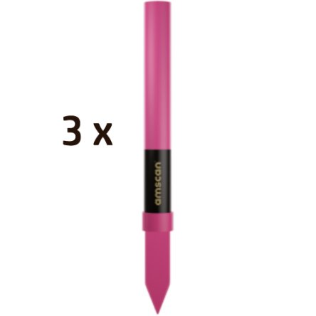 Fontnen 12cm mit pinker Flamme, 3 Stck