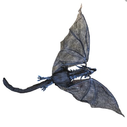 Fliegender Drache, 1m x 14 x 80 cm