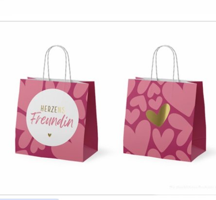 Geschenktte mit Herz, 1 Stck