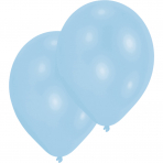 Luftballons Pearl Robinsonblau, 10 Stck