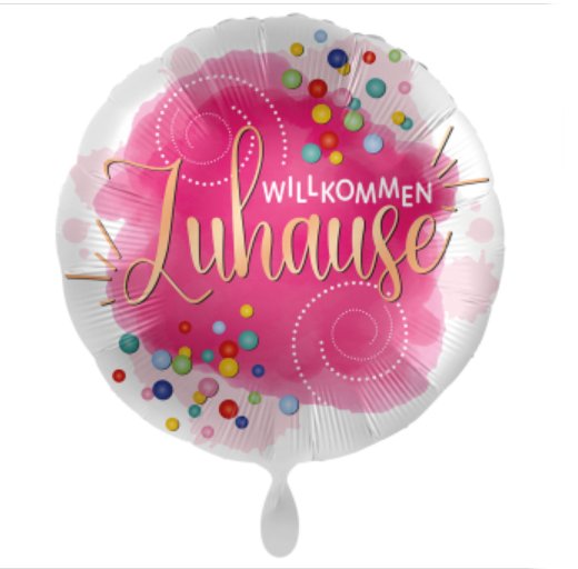 Willkommen Zuhause - Ballon