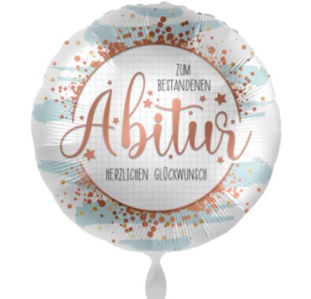 Folienballon - Abitur bestanden !