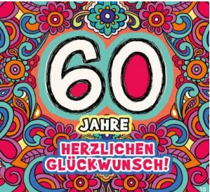 Musikkarte zum 60.Geburtstag