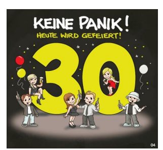 Musikkarte zum 30.Geburtstag