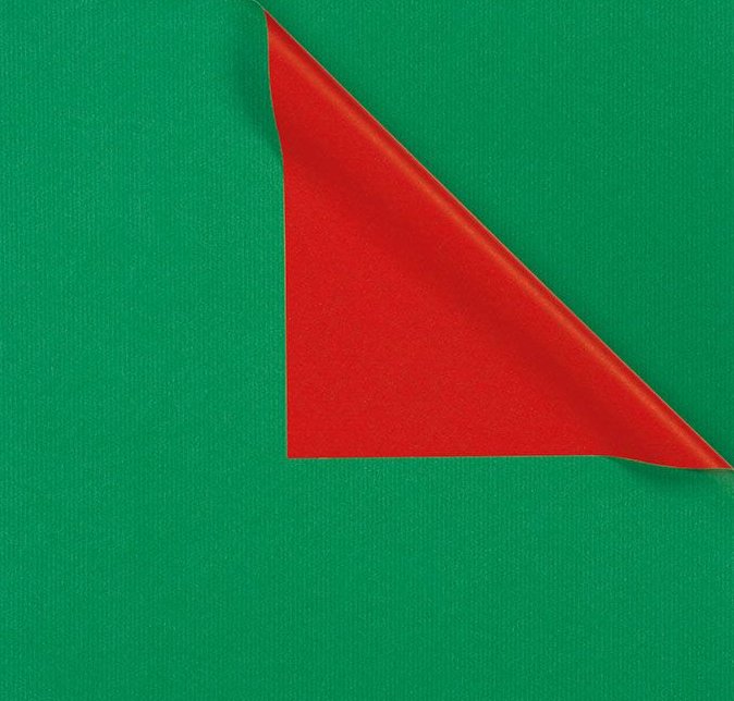 Geschenkpapier auf Rolle rot/gr�n