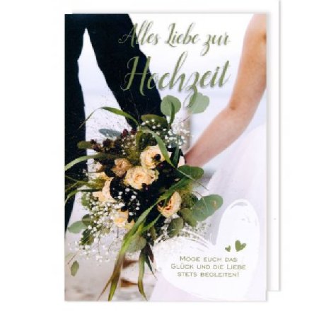 Avan la Vie - A4 Karte zur Hochzeit