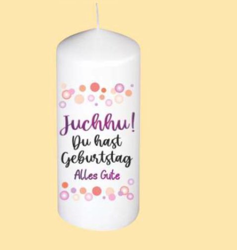 Kerze - Juchhu !