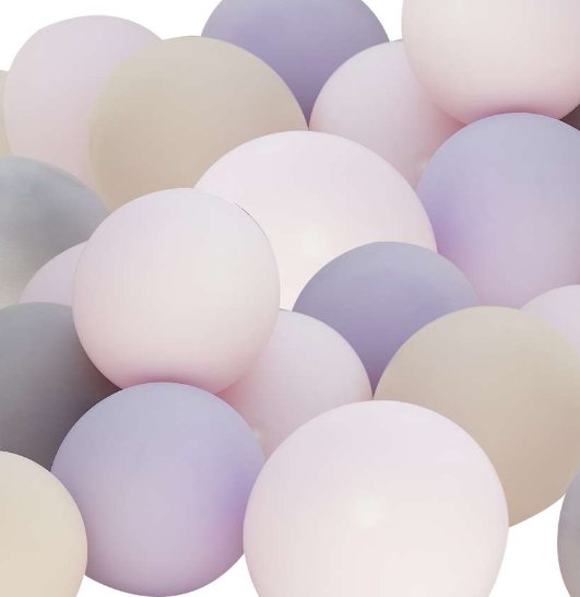 Pastell Ballons fr Dekogirlanden