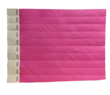 Eintrittsbnder 100 Stck, pink