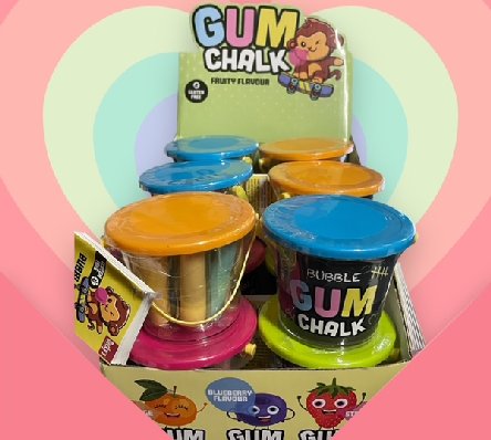 Kaugummi Bubble Gum Chalk, 1x