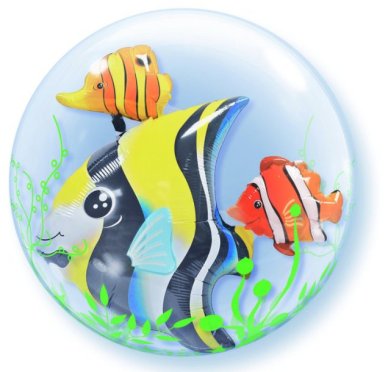 Bubble Ballon - tropische Fische