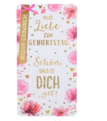 Alles Liebe zum Geburtstag. Schn, ...