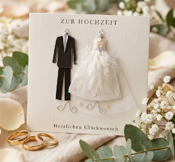 Hochzeitskarte Karte zur Hochzeit