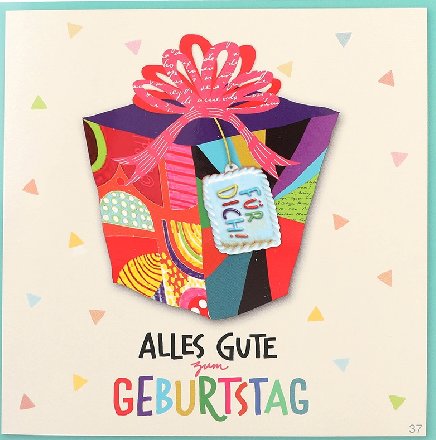 Musikkarte zum Geburtstag