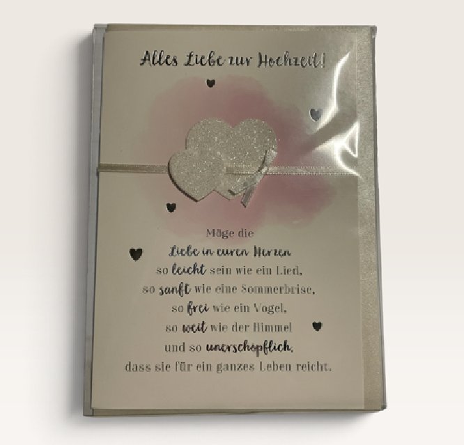 Gl�ckwunschkarte zur Hochzeit
