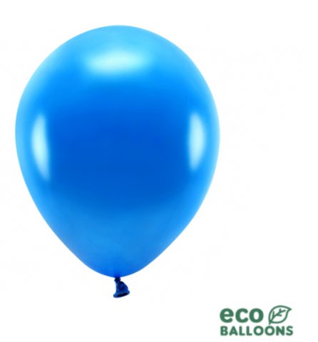 Ballons marine blau metallic, 10 Stck