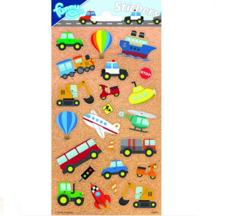 Stickerbogen Fahrzeuge
