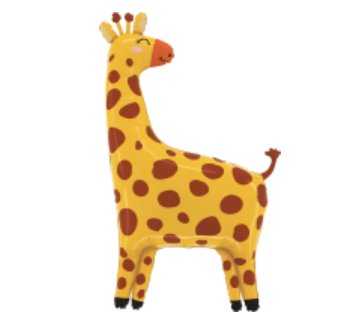 Folienballon Giraffe, 124cm