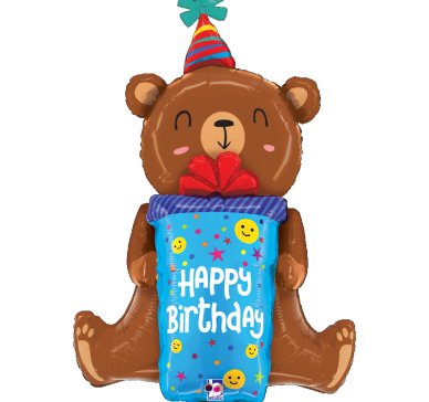 Folienballon Happy Birthday Br XXL