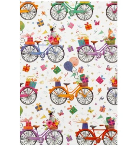 Geschenkpapier Fahrrad, 2m