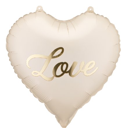 Vintage Herzballon LOVE