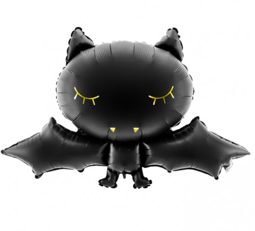 Schwarz Fledermaus als Ballon