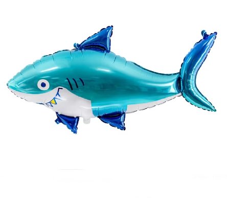 Folienballon Hai - Fisch, 102 cm