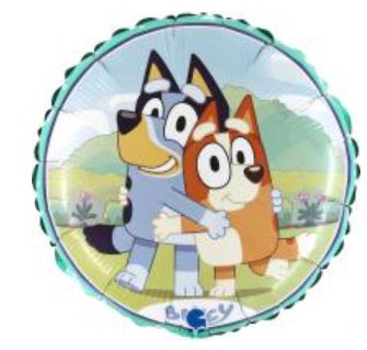 Folienballon Bluey und Bingo