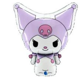 Folienballon Animi Kuromi, flieder