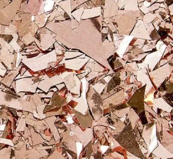Ballon Flitter - rosegold, 1kg