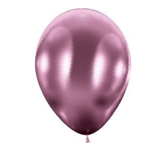 Ballons in glossy pink, 50 Stck - 33cm