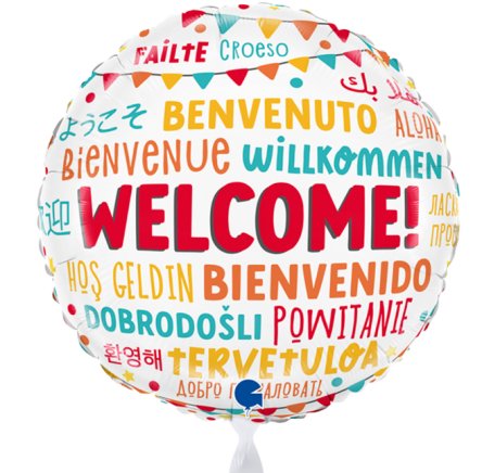Welcome, Wilkommen Ballon