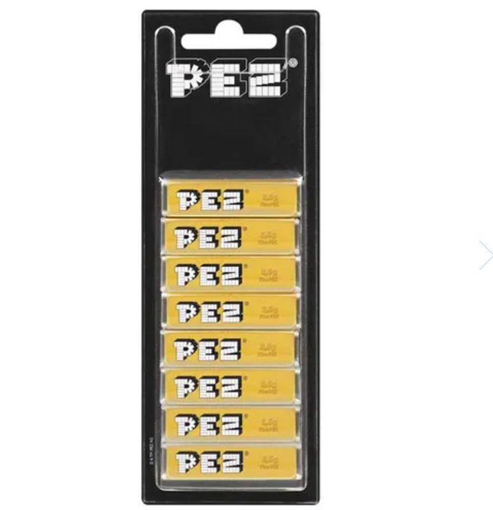 PEZ Bonbons Goldbarren