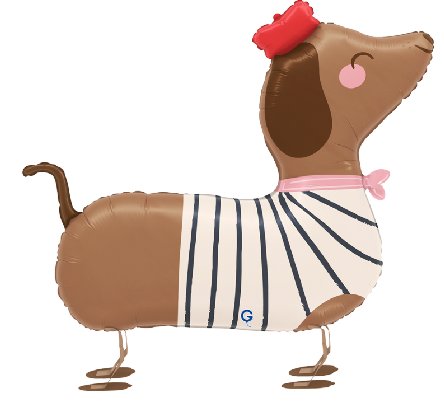 Laufender Dachshund XXL