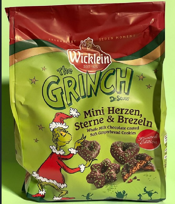 Wicklein The Grinch Mini Herzen, 300g