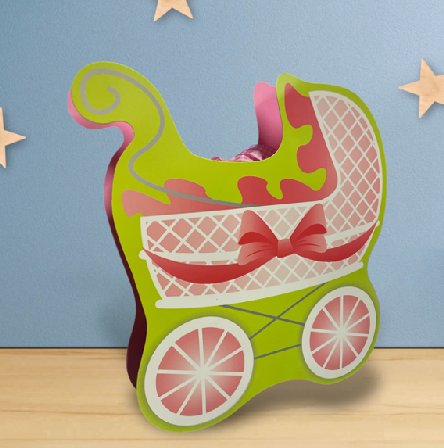 Geschenktte Kinderwagen